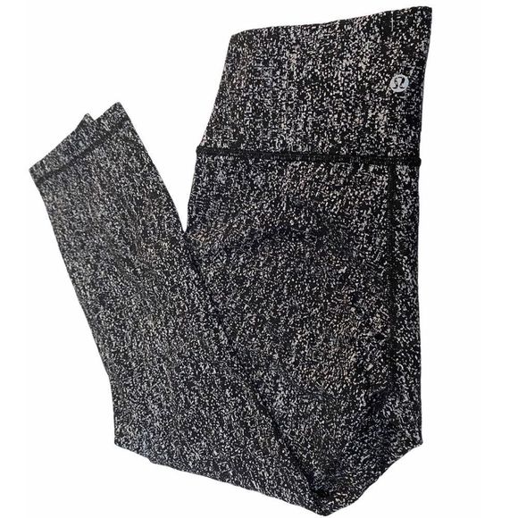 Lululemon Wunder Under Luon Jacquard Crop Leggings - Picture 3 of 8